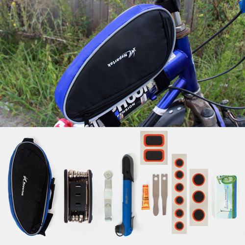 에코벨 안장가방 수리키트세트/자전거 패치 공구 펑크 정비